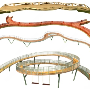 现代桥3D模型下载